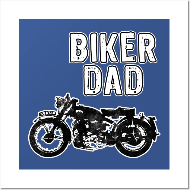 Biker Dad Wall Art by Scar